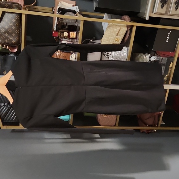 NWOT Revolve AQ/AQ Sez Black Mini Plunge Dress Size 2 - Picture 9 of 9